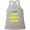 i am with her Racerback Tank