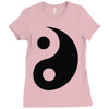 yin yang Ladies Fitted T-Shirt