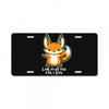 all the fox License Plate