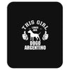 This Girl Loves Her Dogo Argentino Mousepad