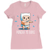 puncha yo buns Ladies Fitted T-Shirt
