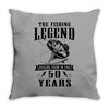 The Fishing Legend Reeling Them In For 50 Years Throw Pillow