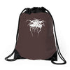 dark throne logo Drawstring Bags