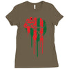 black power Ladies Fitted T-Shirt