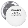 my machine Pin-back button