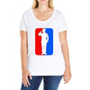 bestaande uit militair Ladies Curvy T-Shirt