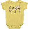 cute enjoy Baby Bodysuit
