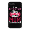 running mom white iPhone 7 Plus Case