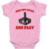 gaming hold and play Baby Bodysuit