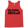 life begins after coffee Tank Top