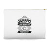 Queens Are Born In February Accessory Pouches