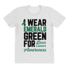 i wear emerald green for liver cancer awareness All Over Women's T-shirt