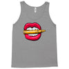 bullet in mouth Tank Top