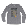 Scorpio Facts Zodiac Long Sleeve Shirts