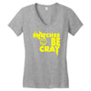 snitches be cray Women's V-Neck T-Shirt