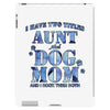 i have two tıtles aunt and dogmom an i rock them both flowers iPad 3 and 4 Case