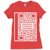 qr composition Ladies Fitted T-Shirt