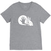 rabbit silhouette V-Neck Tee