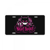 night shades License Plate