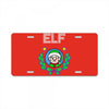 elf christmas License Plate