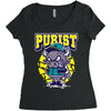 angry bull Women's Triblend Scoop T-shirt