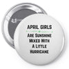 April Girls Pin-back button