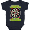 funny darts i'm never wearing, ideal gift or birthday present. Baby Bodysuit