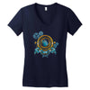 turn the time twist the space Women's V-Neck T-Shirt
