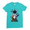 who loves golden retriever Ladies Fitted T-Shirt
