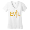 evil Women's V-Neck T-Shirt