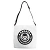 badass bad angry primate Adjustable Strap Totes