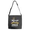 kings are born in 1953 Adjustable Strap Totes