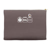 eat sleep archery Accessory Pouches