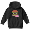 monster burger Youth Hoodie