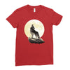 howl at the moon Ladies Fitted T-Shirt