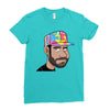 boy had Ladies Fitted T-Shirt