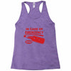 hot sauce emergency Racerback Tank