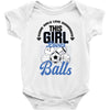 Some Girls Love Diamonds This Girl Loves Balls Baby Bodysuit