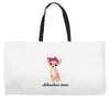 chihuahua mom Weekender Totes