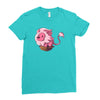 lion in a box Ladies Fitted T-Shirt