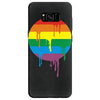 rainbow colored stripes dot running splashes Samsung Galaxy S8