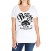 get ready for adventure Ladies Curvy T-Shirt