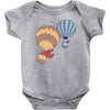 hot bear balloon Baby Bodysuit