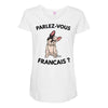 high end french bulldog Maternity Scoop Neck T-shirt