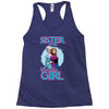 sister of the birthday girl Racerback Tank