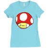 twitchy mushroom! Ladies Fitted T-Shirt