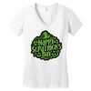 happy st. patrick's day Women's V-Neck T-Shirt