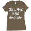 mermaid hair Ladies Fitted T-Shirt