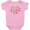 Jet'aime Flower Heart Baby Bodysuit