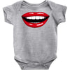 lips red Baby Bodysuit